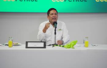 El presidente encargado de Ecopetrol, Juan Carlos Hurtado, enfatizó que su gestión responde exclusivamente a la junta directiva de Ecopetrol y aseguró que no ha tenido contacto con el anterior presidente, Ricardo Roa, desde su salida temporal. FOTO: Cortesía Ecopetrol