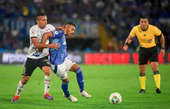 Millonarios y Once Caldas igualaron 2-2 en la fecha 4 de los cuadrangulares semifinales. FOTO COLPRENSA