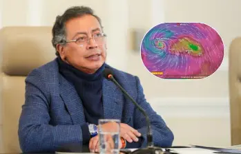 El presidente Gustavo Petro lanzó este martes declaraciones infundadas sobre los huracanes. FOTOS: Colprensa El presidente Gustavo Petro lanzó este martes declaraciones infundadas sobre los huracanes. FOTOS: Colprensa