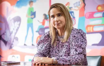 Martha Alexandra Agudelo, quien ejerció como secretaria de Educación durante la alcaldía de Daniel Quintero. FOTO: Carlos Velásquez. Archivo El Colombiano