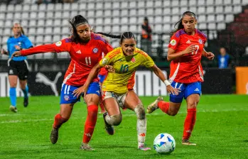 La Selección Colombia femenina sub-17 se ubica en la tercera casilla del Grupo A del Sudamericano sub-17 con 4 puntos. Las chilenas, que el viernes se miden con Argentina, son primeras con 5 unidades FOTO fcf 