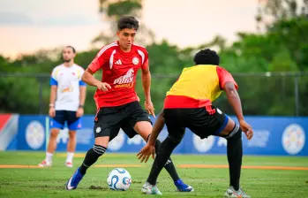 Últimos entrenamientos de la Selección Colombia antes del debut en el Sudamericano Sub-17 que se realiza en Paraguay. FOTO CORTESÍA FCF 