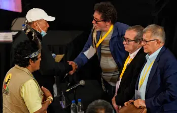 El último Secretariado de las Farc son los primeros llamados a responder en el macrocaso de secuestro. FOTO COLPRENSA