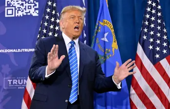 El presidente de Estados Unidos Donald Trump anunció que el Gobierno federal tomará el control de la Policía de Washington DC. FOTO GETTY