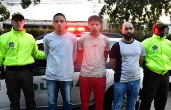 Capturan a tres hombres que atracaban a turistas en Medellín