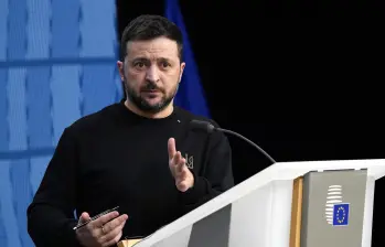 Aunque Ucrania no hace parte de la Unión Europea, Volodímir Zelenski podría estar en una cumbre que se celebrará con representantes de ese bloque además de algunos mandatarios latinoamericanos. FOTO: Getty