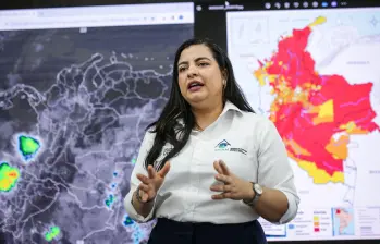 Ghisliane Echeverry Prieto, directora del Ideam. Foto: Colprensa - John Paz