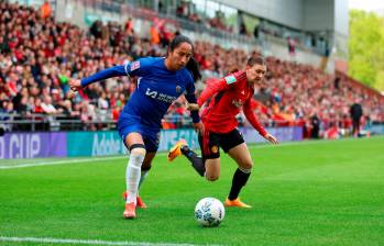 Mayra Ramírez lleva tres goles con el Chelsea de Inglaterra. FOTO getty
