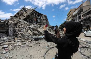 Miles de palestinos han regresado a Gaza, encontrándola en ruinas. Foto: Getty Images