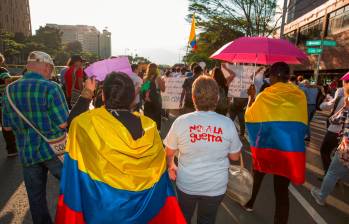 Imagen de referencia de movilizaciones pidiendo paz para el país. FOTO: Julio Herrera 