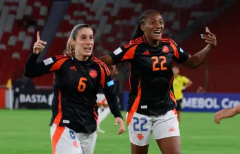 Daniela Montoya (6) volvió a convertir y Colombia ya es líder de la Copa de Naciones Femenina. FOTO: GETTY Daniela Montoya (6) volvió a convertir y Colombia ya es líder de la Copa de Naciones Femenina. FOTO: GETTY