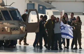 20 rehenes israelíes fueron liberados en la madrugada de este lunes por Hamas. Foto: AFP