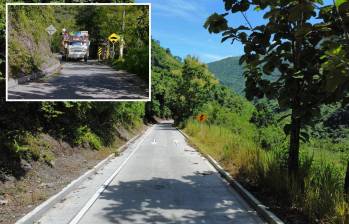 Así quedó la nueva vía que lleva del casco urbano a este corregimiento de Dabeiba. FOTO: Cortesía