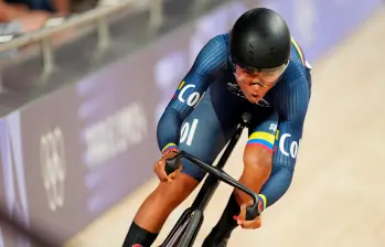 Stefany Cuadrado es la nueva sensación del ciclismo de pista. Gracias a sus buenos tiempos y resultados, ya estuvo en los Olímpicos de París-2024. Ahora competirá en su primer Mundial de mayores. FOTO GETTY