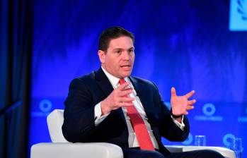 Pinzón es un político y economista bogotano, fue ministro de Defensa entre 2011 y 2015 y embajador en EE. UU. en dos periodos (2015-17 y 2021-22). FOTO AFP