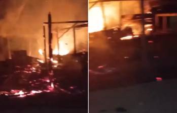 Las imagenes compartidas a través de redes sociales muestran el alcance del atentado. Foto: Redes Sociales. 