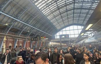 Suspenden los trenes de la compañía ferroviaria Eurostar por incidente técnico. FOTO: Tomada de X @thatkingwho