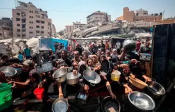 En Ciudad de Gaza, la principal ciudad de la Franja, hay 100.000 metros de tuberías de agua dañadas y 200.000 metros de redes de alcantarillado inutilizables. FOTO: Getty