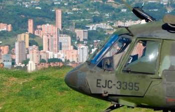 El helicóptero prestaba abastecimiento a las tropas en el sur de Bolívar. Imagen de referencia. FOTO: Colprensa
