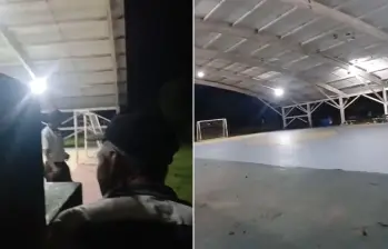 Soldados y civiles fueron blancos de un ataque armado en Puerto Jordán, Arauca. FOTO: Capturas de video 