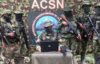El grupo armado es el resultado de las disidencias de las Autodefensas Unidas de Colombia (AUC). FOTO: CAPTURA DE PANTALLA.