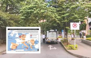 El 5 de octubre de 2025 mataron en una calle de El Poblado, en Medellín, al albanés Artur Tushi. La Policía capturó a uno de los sicarios sospechosos en el municipio de Bello, quien resultó ser un venezolano. FOTO cortesía