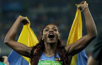 La atleta antioqueña Caterine Ibargüen será la abanderada de Colombia en los Juegos Olímpicos de Tokio. FOTO COLPRENSA 