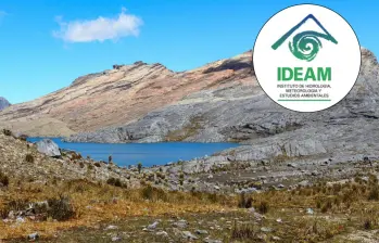 Autoridades ambientales confirmaron la desaparición del glaciar de los Cerros de la Plaza. Foto: Daniel Castillo (Ideam) y Colprensa