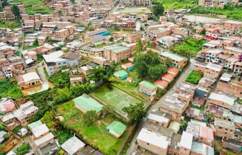 La actual I.E. Bello Oriente se encuentra en terribles condiciones físicas. FOTO: ALCALDÍA DE MEDELLÍN