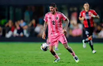 El debut del argentino fue contra Atlas por la Leagues Cup y tendrá contrato hasta 2029. Foto: GETTY. 
