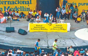 El Festival Internacional de Poesía de Medellín es uno de los eventos culturales más importantes de la agenda de la ciudad. FOTO Julio Herrera