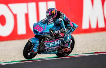 El piloto colombiano David Alonso en acción en el Gran Premio de Hungría. FOTO TOMADA X @AsparTeam