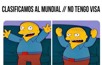 Los memes que dejó la clasificación de Colombia al Mundial 2026. FOTO: Tomada de redes sociales 