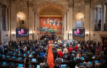 Los congresistas decidieron acoger nuevamente el texto del Senado de la República —avalado un año atrás—, con lo cual, en teoría, subsanaron el vicio de trámite señalado por la Corte Constitucional. Foto: Cortesía