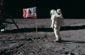 El hombre llegó a la Luna el 20 de julio de 1969, sin embargo, hay grupo de escépticos que ponen en duda esta hazaña. Foto: Nasa