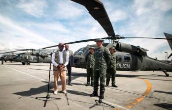 Fuerzas Militares recibieron donación de helicópteros de parte de Estados Unidos. Foto: Colprensa. 
