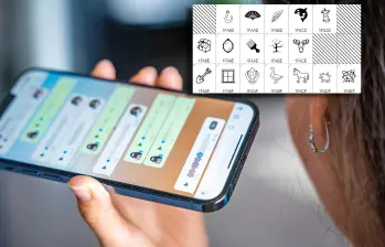 La nueva tanda de emojis en WhatsApp incluye animales, expresiones faciales y figuras inclusivas con variaciones de tono de piel y género. FOTO: EL COLOMBIANO