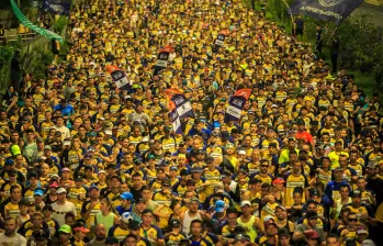 En Medellín cada vez hay más carreras al año, en la Maratón Medellín participaron más de 27.000 personas. Foto: Camilo Suárez