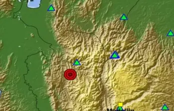 Temblor en Dabeiba, Antioquia. FOTO: SGC