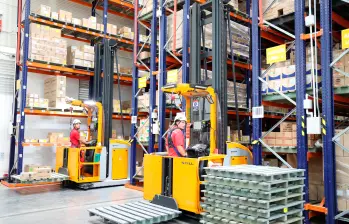 El Centro de distribución de Coopidrogas en Bello abastece a 955 droguerías en Antioquia y Chocó, garantizando el acceso oportuno a medicamentos. FOTO cortesía Coopidrogas