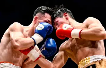 El boxeador Hiroshima Urawaka fue noqueado en la pelea que disputó durante la velada contra Yoji Saito. FOTO: TOMADA DEL INSTRAGRAM DE @hiromasa_7