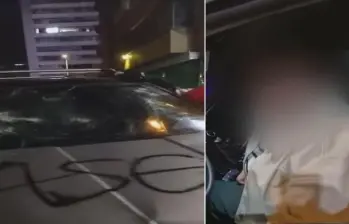 Identificaron a la señora que habría atropellado a manifestantes en Bogotá. Ella explicó su versión de los hechos. FOTOS: Capturas de video