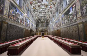 133 cardenales de diferentes ritos católicos en el mundo estarán en la Capilla Sixtina eligiendo al próximo papa. Foto: Getty Images