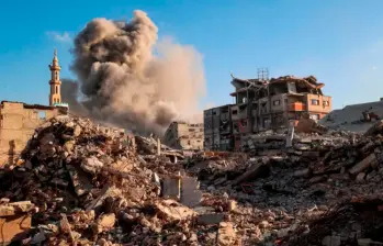 Israel rompió el alto el fuego tras lanzar una serie de bombardeos contra Gaza en la noche del martes, 28 de octubre, en respuesta a un ataque que mató a un soldado israelí en el sur del territorio palestino. FOTO: AFP Israel rompió el alto el fuego tras lanzar una serie de bombardeos contra Gaza en la noche del martes, 28 de octubre, en respuesta a un ataque que mató a un soldado israelí en el sur del territorio palestino. FOTO: AFP