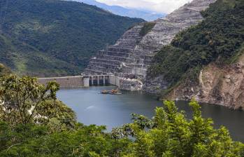 Represa de Hidroituango que vuelve a tener acceso tras levantamiento del bloqueo. Foto: Manuel Saldarriaga Quintero