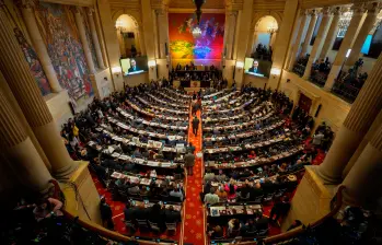 En épocas en que empieza a calentarse la campaña electoral del 2026, al Congreso llegará el proyecto de reforma tributaria, con el que se busca un recaudo de unos $19 billones. FOTO Presidencia