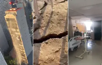 Un fuerte sismo de 6,5 se sintió este 2 de enero de 2026 en México. FOTOS: Capturas de video 