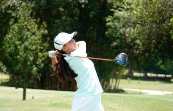 Luana Valero, la principal carta colombiana en la rama femenina del Nico Open. FOTO cortesía carlos avendaño-Nico open 