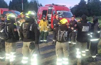 Se dirigían a un sector que denominaron como “cascadas” pero no volvieron. FOTO: BOMEROS DE BOGOTÁ