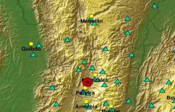 Tembló hoy 30 de diciembre de 2025, en Palestina, Caldas. FOTO: Tomada de X @sgcol